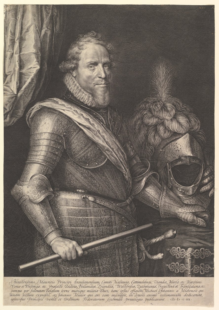 Príncipe Maurits de Orange, 1608. de Michiel Jansz van Miereveld