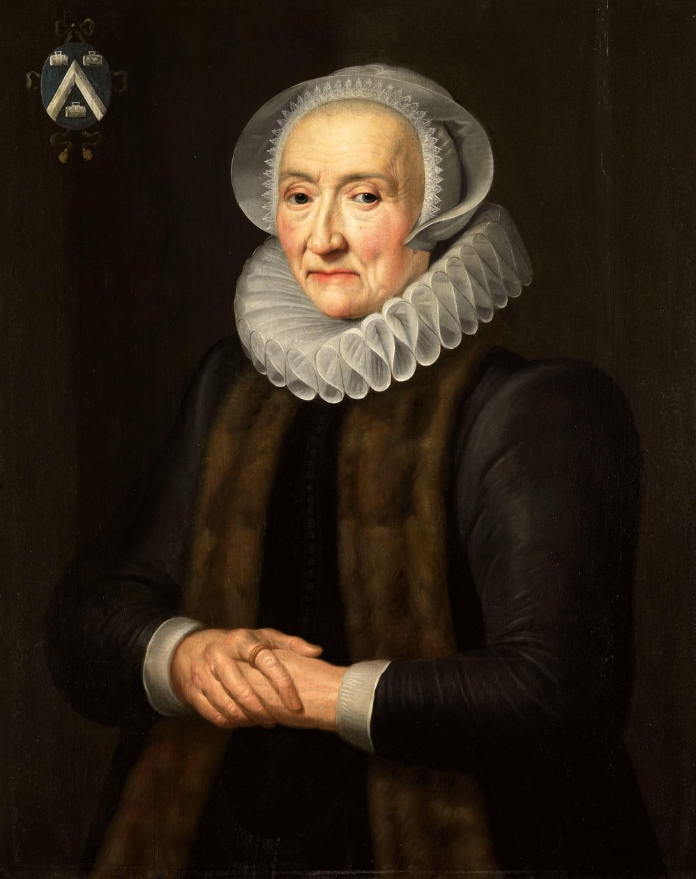 Retrato de Alid van der Laen (1542-1626) de Michiel Jansz van Mierevelt (copy after)