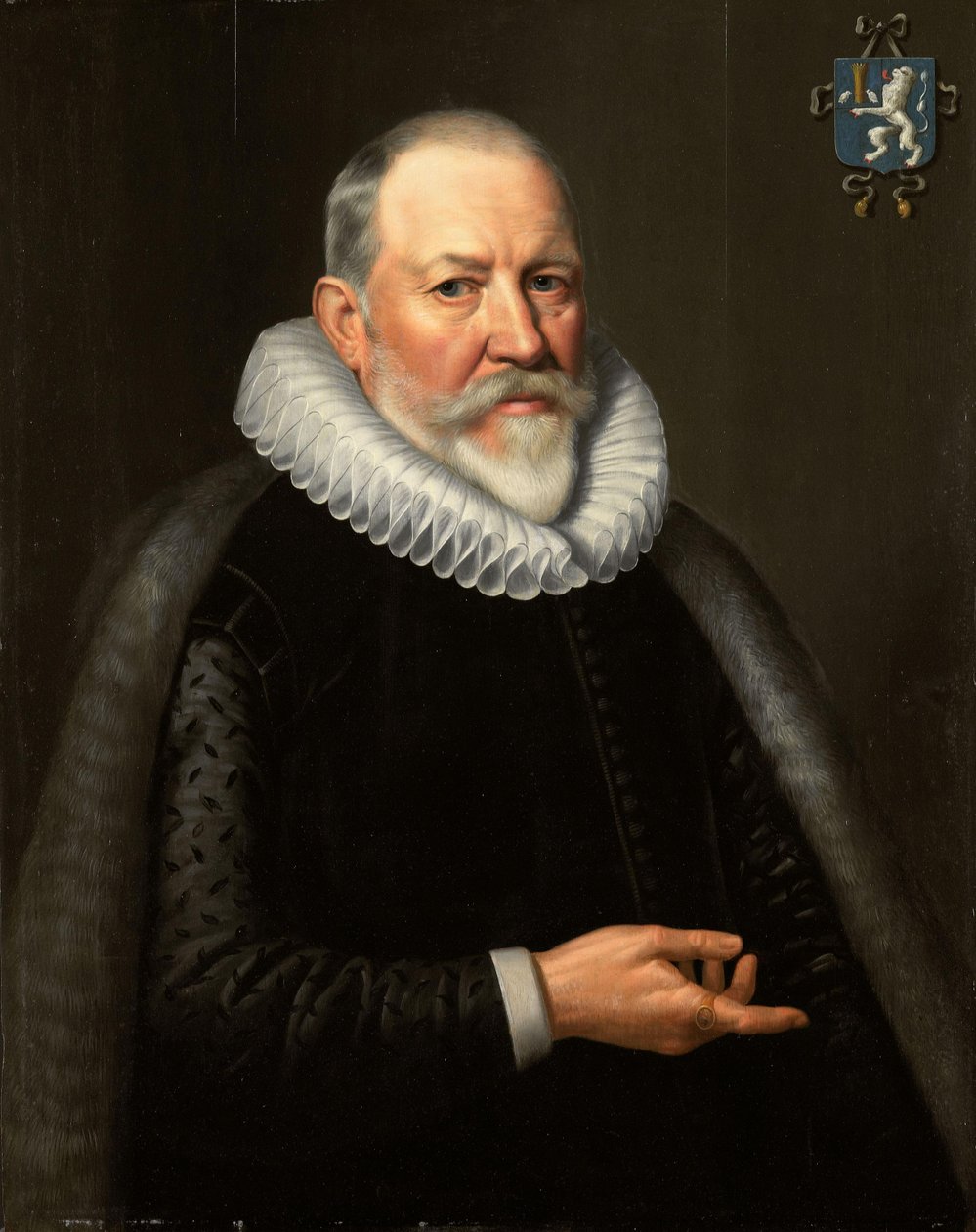 Retrato de Maerten Ruychaver (1545-1626) de Michiel Jansz van Mierevelt (copy after)