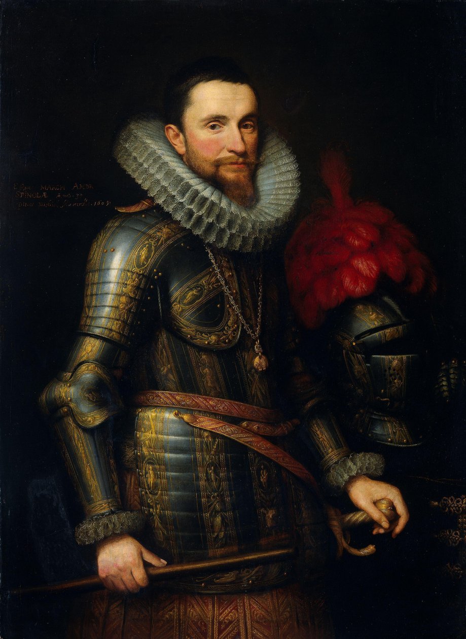 Retrato de Ambrogio Spinola Retrato de Ambrogio Spinola (1569-1630) de Michiel Jansz van Mierevelt (signed by artist)
