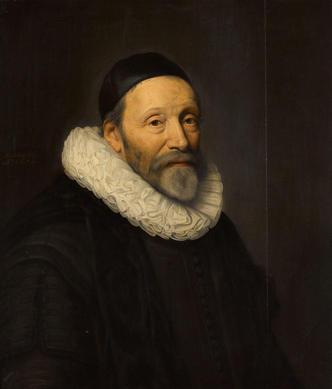Retrato de Johannes Wtenbogaert (1557-1644) de Michiel Jansz van Mierevelt (workshop of)