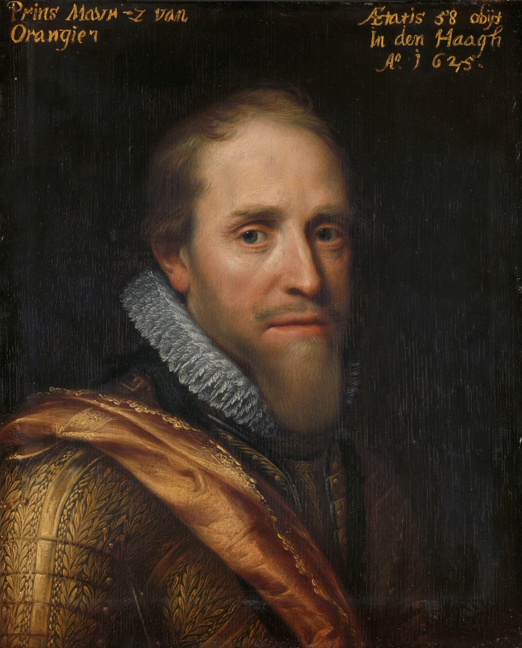 Retrato de Maurice, Príncipe de Orange de Michiel Jansz van Mierevelt (workshop of)