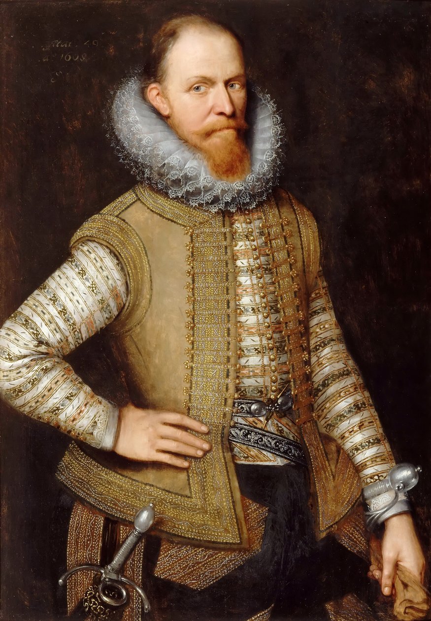 Maurício de Nassau, Príncipe de Orange 1567-1625 de Michiel Jansz van Mierevelt