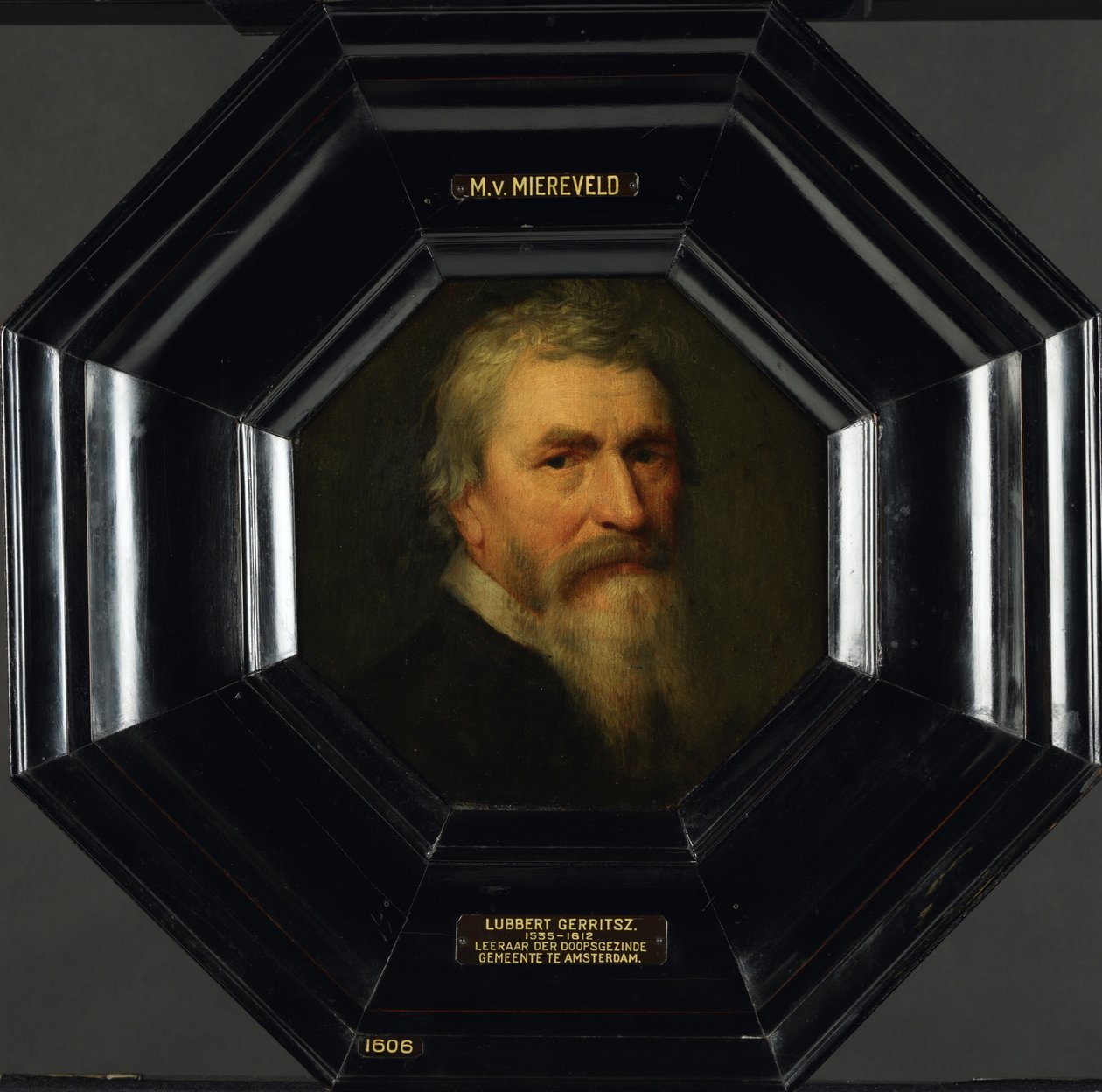 Retrato de Lubbert Gerritsz, c.1607 (óleo sobre painel) de Michiel Jansz. van Mierevelt