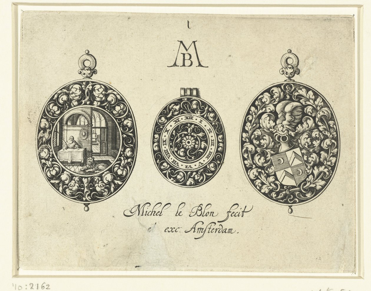 Duas Watchcases e um mostrador, c.1620-26 de Michiel Le Blon