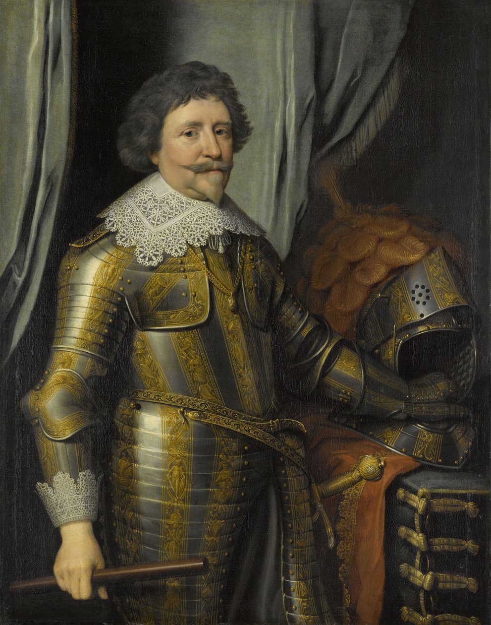Frederick Henry, Príncipe de Orange, oficina ou Michiel Jansz van Mierevelt, c.1632 de Michiel Jansz van Mierevelt