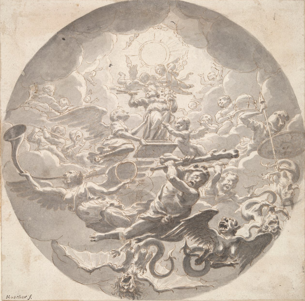 Alegoria da Proteção da Arte de Michiel van Musscher