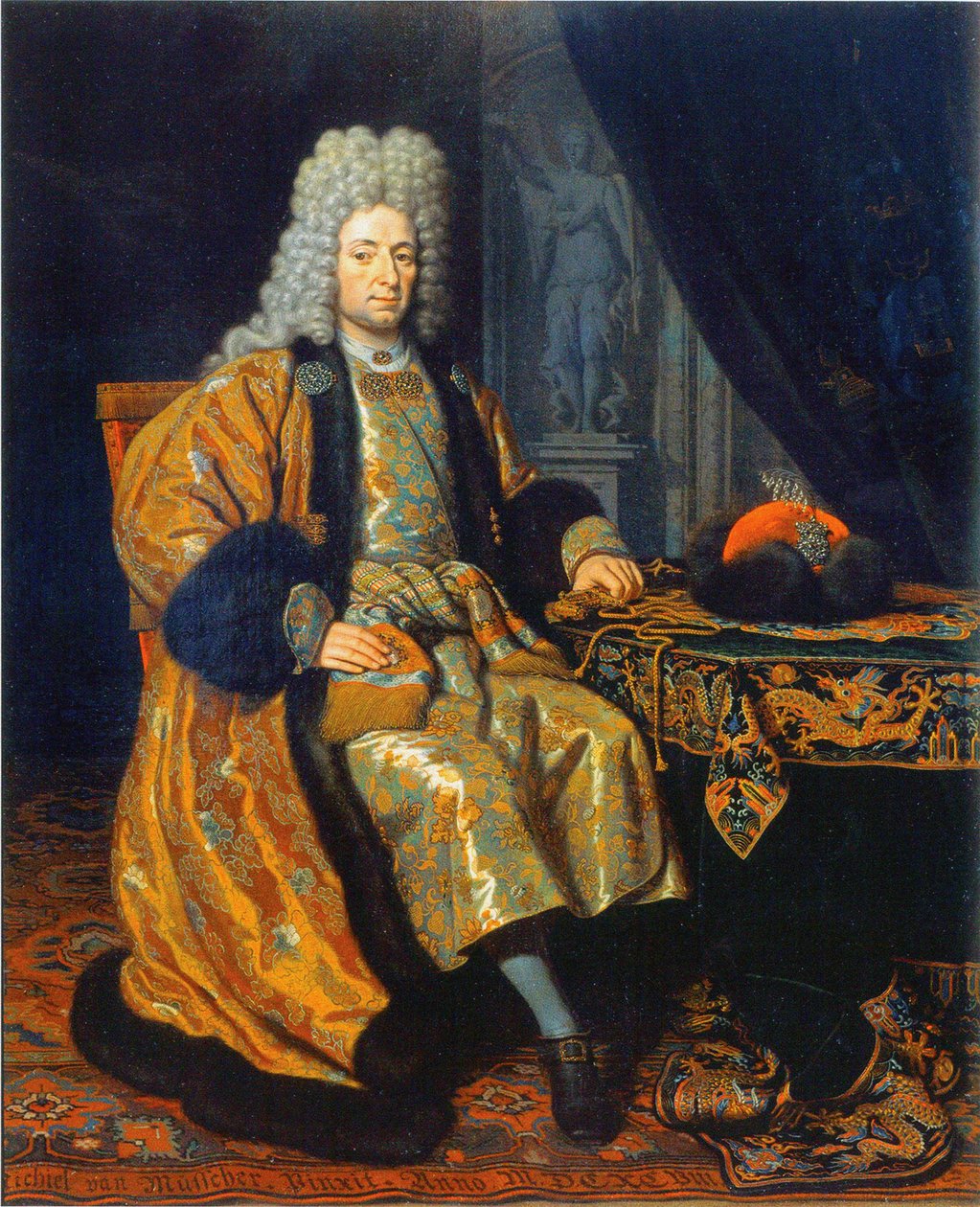 Retrato de François Lefort 1656-1699, 1698 de Michiel van Musscher