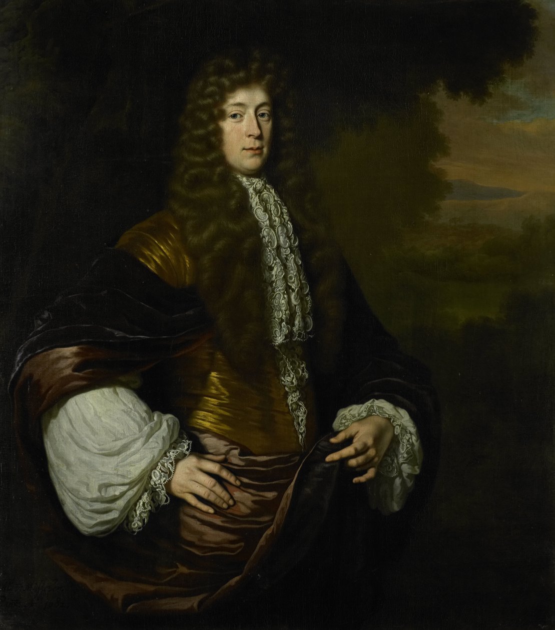 Retrato de Hendrick Bicker (1649 - 1718), burgomestre de Amesterdão de Michiel van Musscher