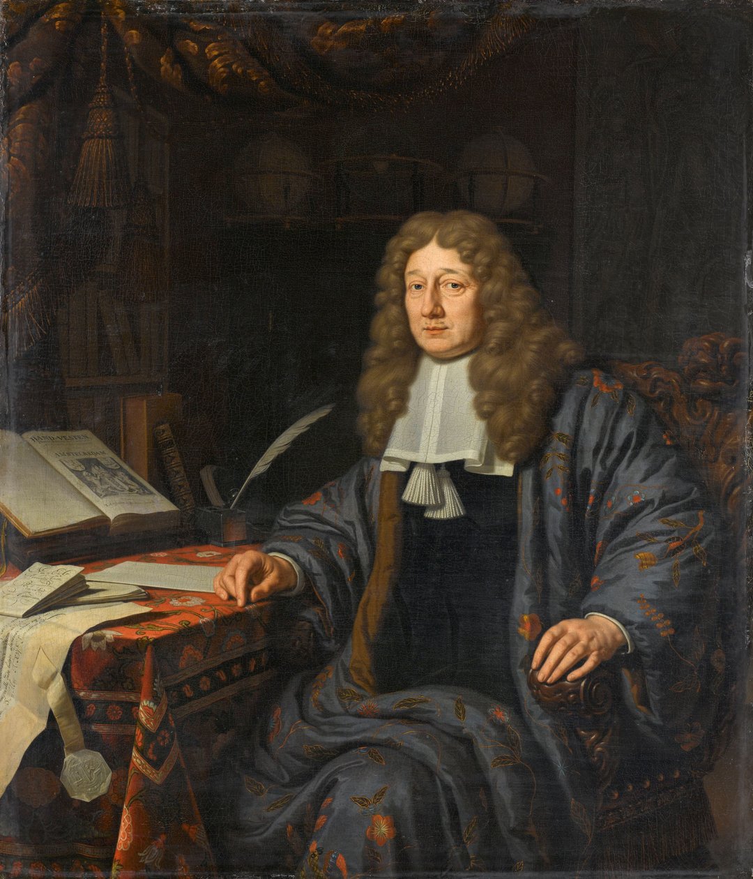 Retrato de John Hudde (1628-1704), prefeito de Amsterdã de Michiel van Musscher