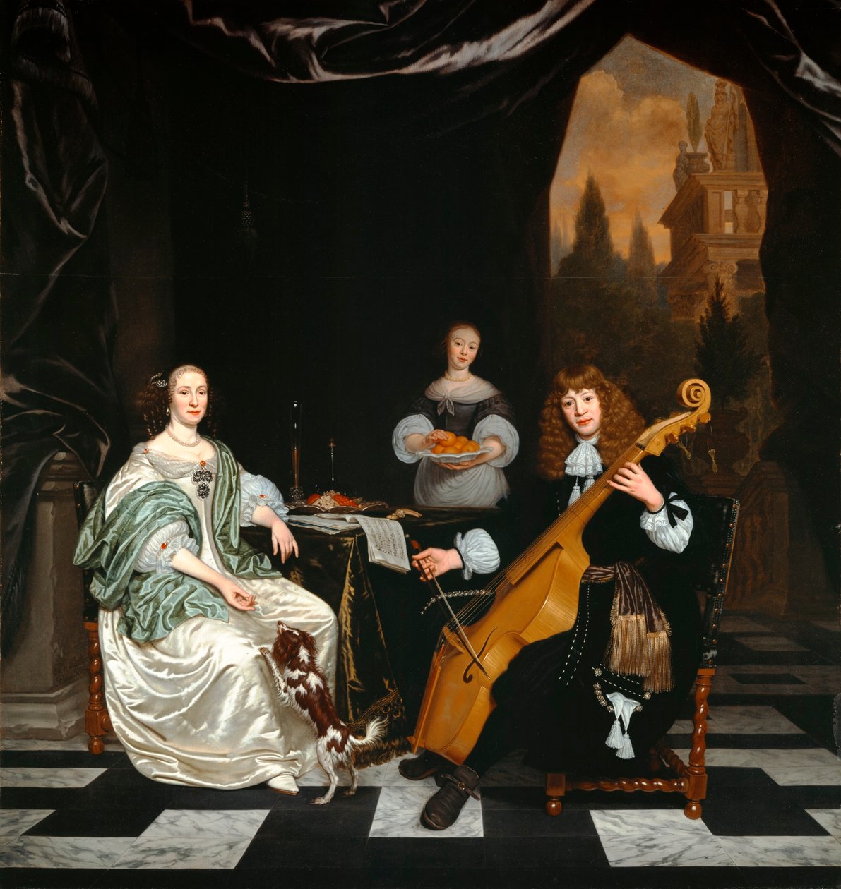 A Sinfonia (Retrato de família) de Michiel van Musscher