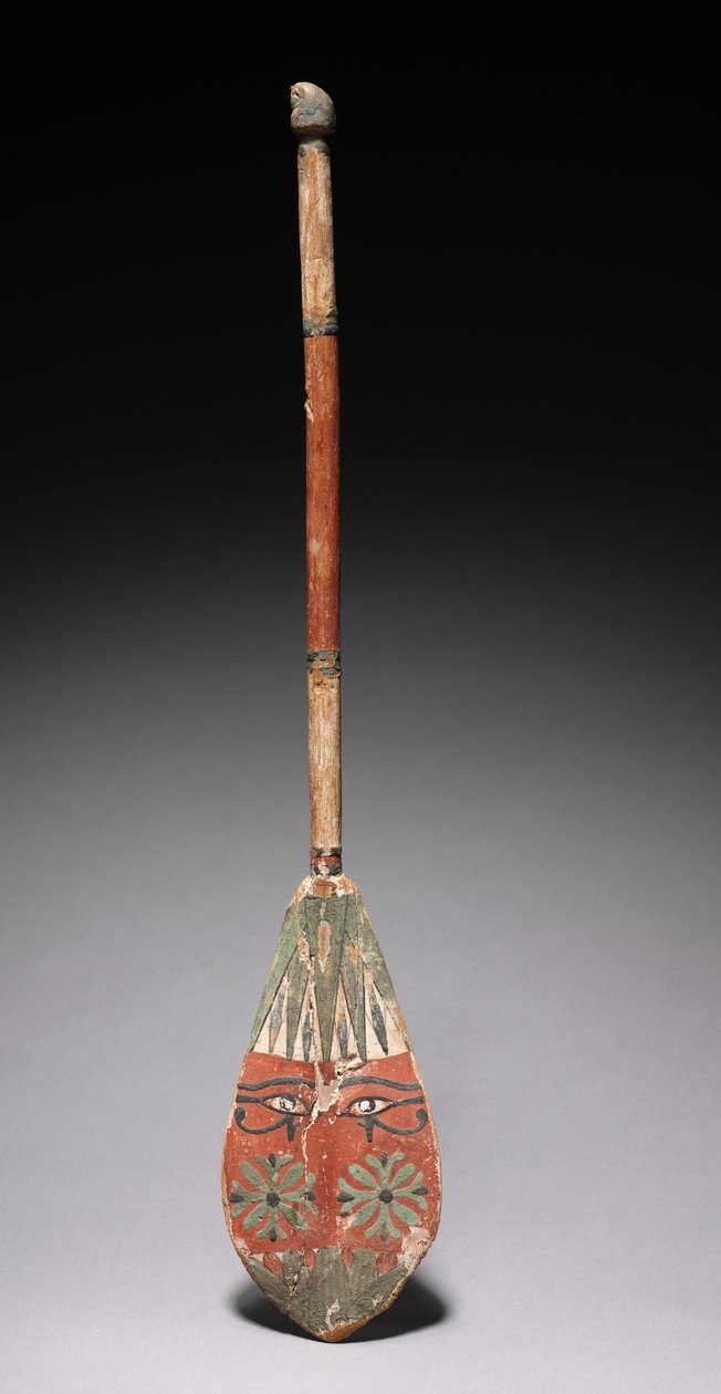 Modelo de remo de direção, 2040-1648 BC de Middle Kingdom Egyptian