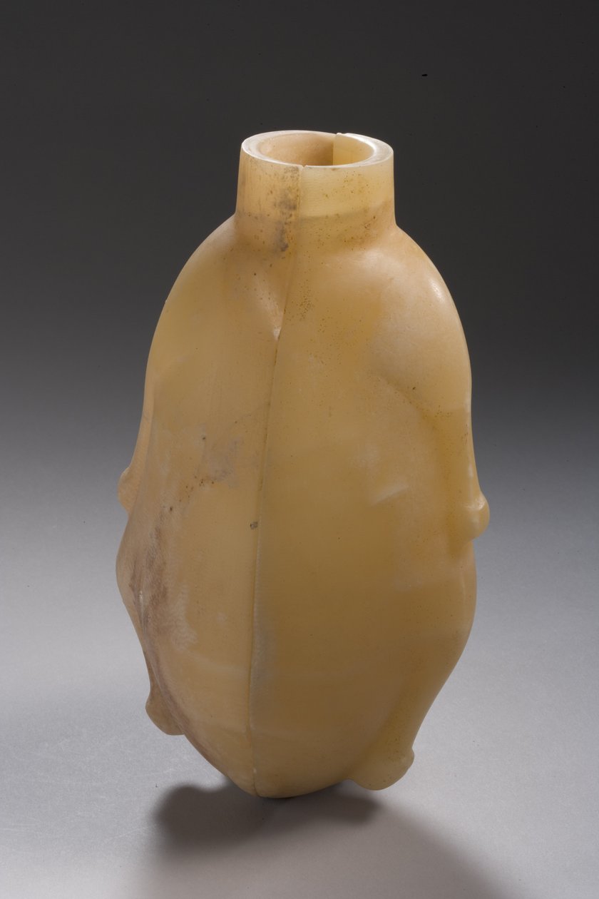 Recipiente de duas partes em forma de pato (alabastro) (ver também 249012 e 249014-15) de Middle Kingdom Egyptian