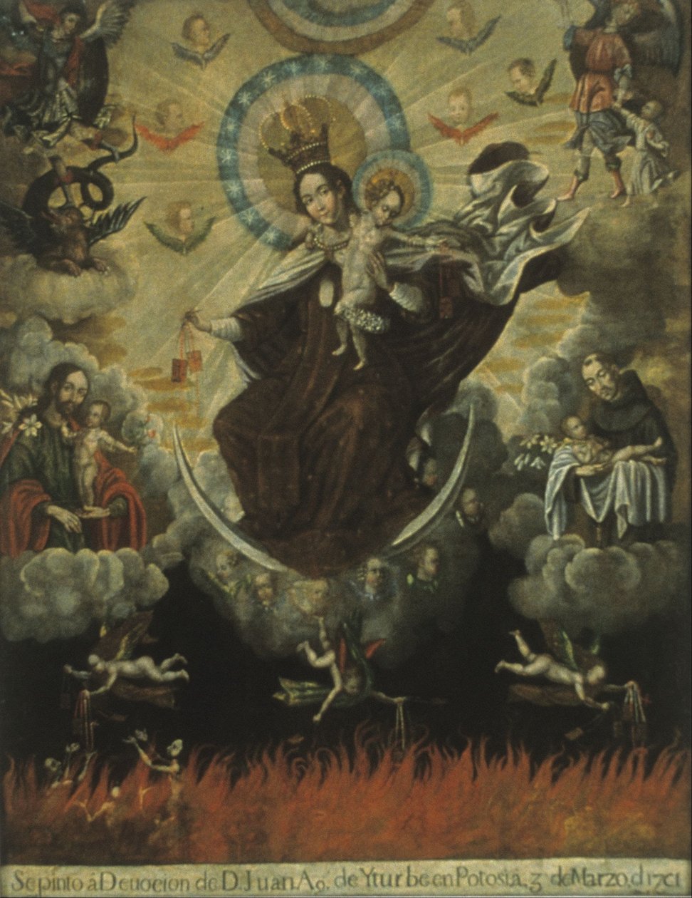 Virgem de Carmen de Miguel Gaspar De Berrío