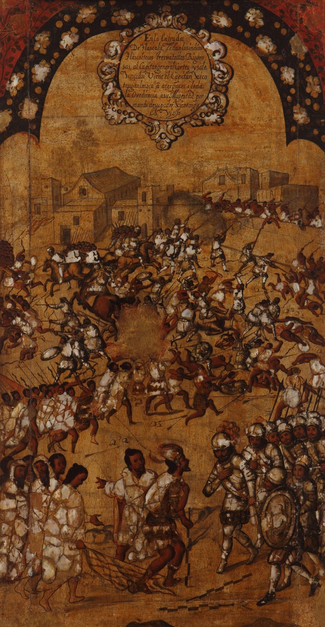 A conquista do México. Tabela V de Miguel Gonzales