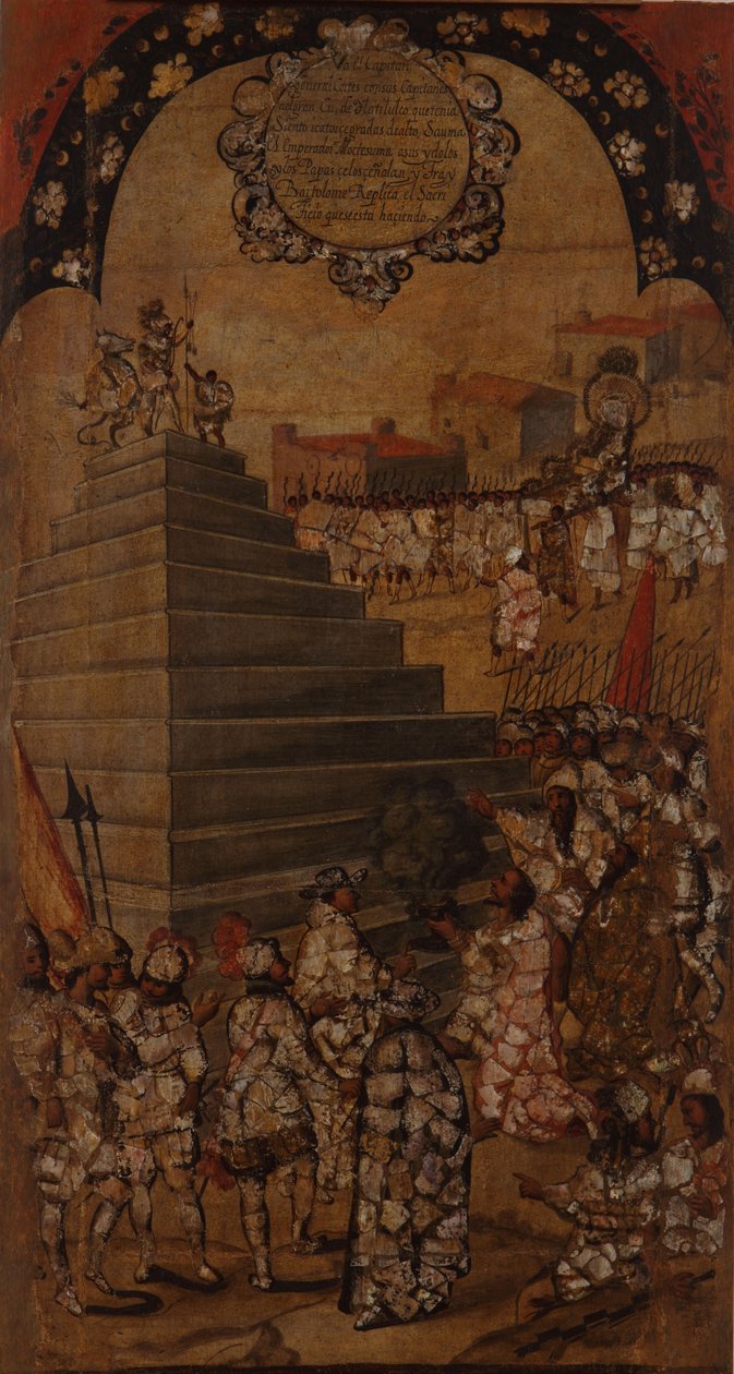 A conquista do México. Tabela XIII de Miguel Gonzales