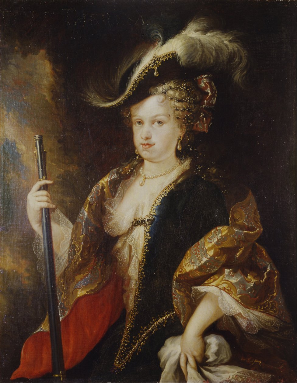 Maria Luisa Gabriela de Savoy, caçadora de Miguel Jacinto Meléndez