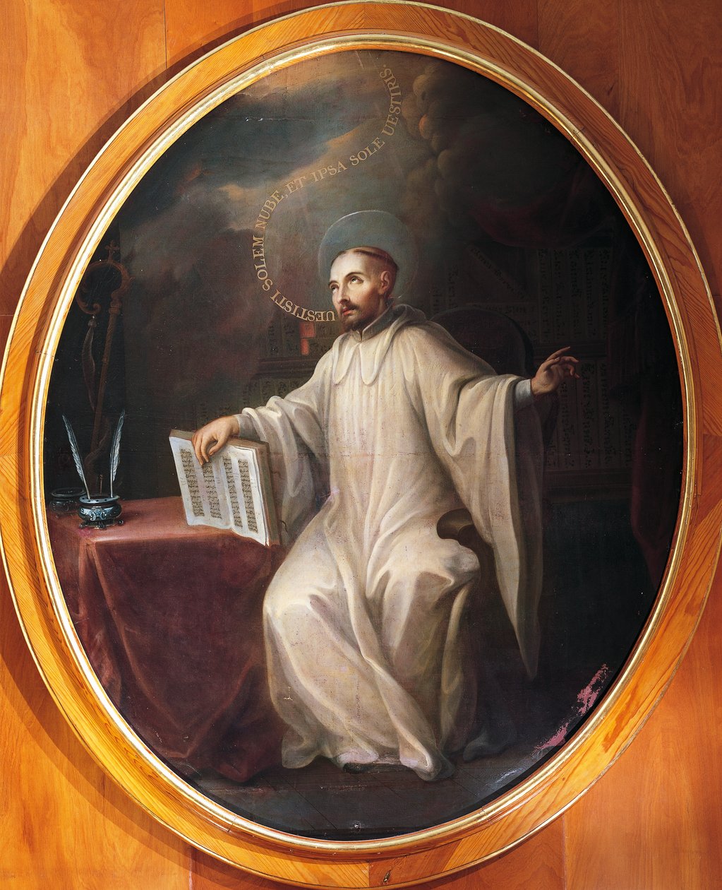 São Bernardo de Claraval, atribuído a Miguel Cabrera (1695-1768) de Miguel (attr. to) Cabrera