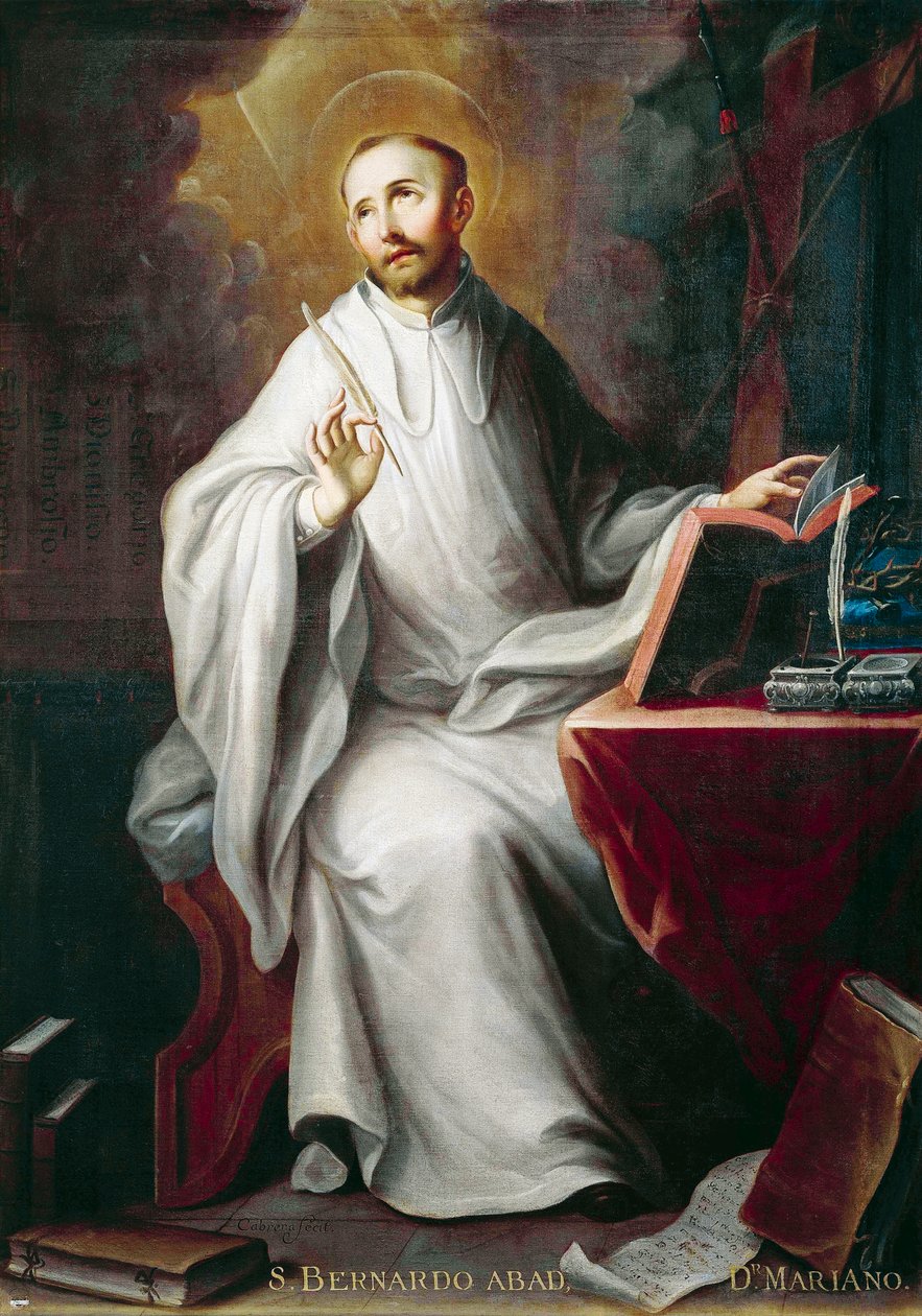 São Bernardo, de Miguel Cabrera (1695-1768) de Miguel Cabrera