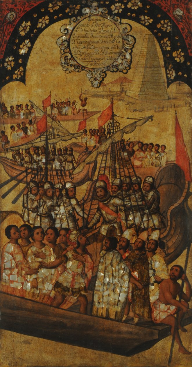 A conquista do México. Tabela XXIII de Miguel Gonzales