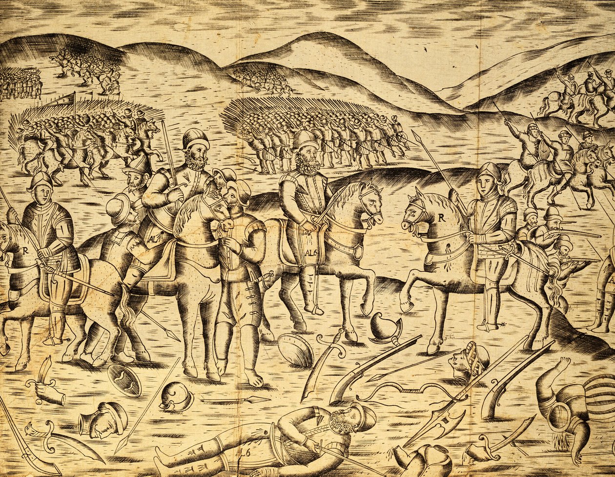 Batalha de Alcácer Quibir ou Ksar El-Kebir, contra os portugueses, 4 de agosto de Miguel Leitão de Andrada