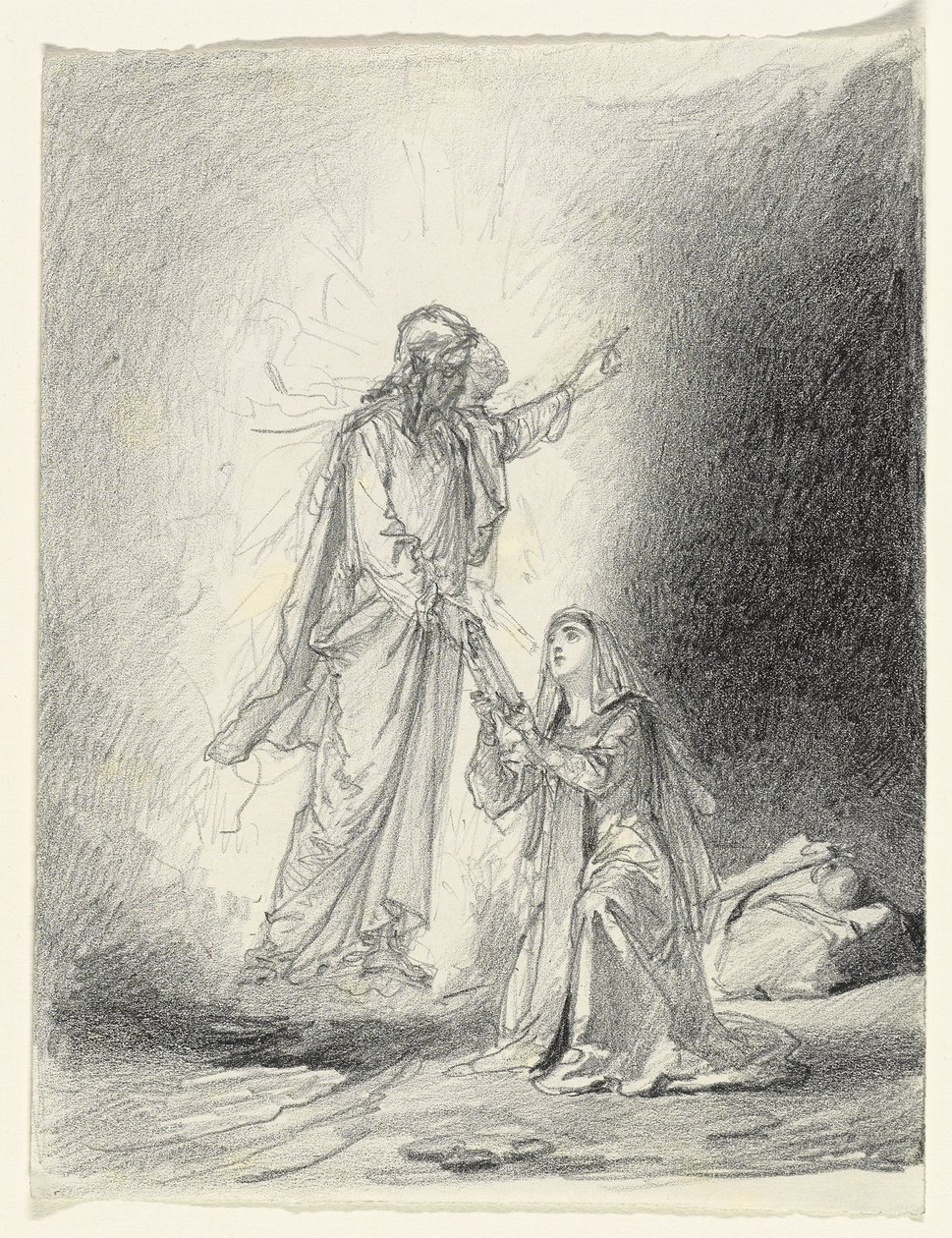 Não me toque; Noli me tangere de Mihaly von Zichy