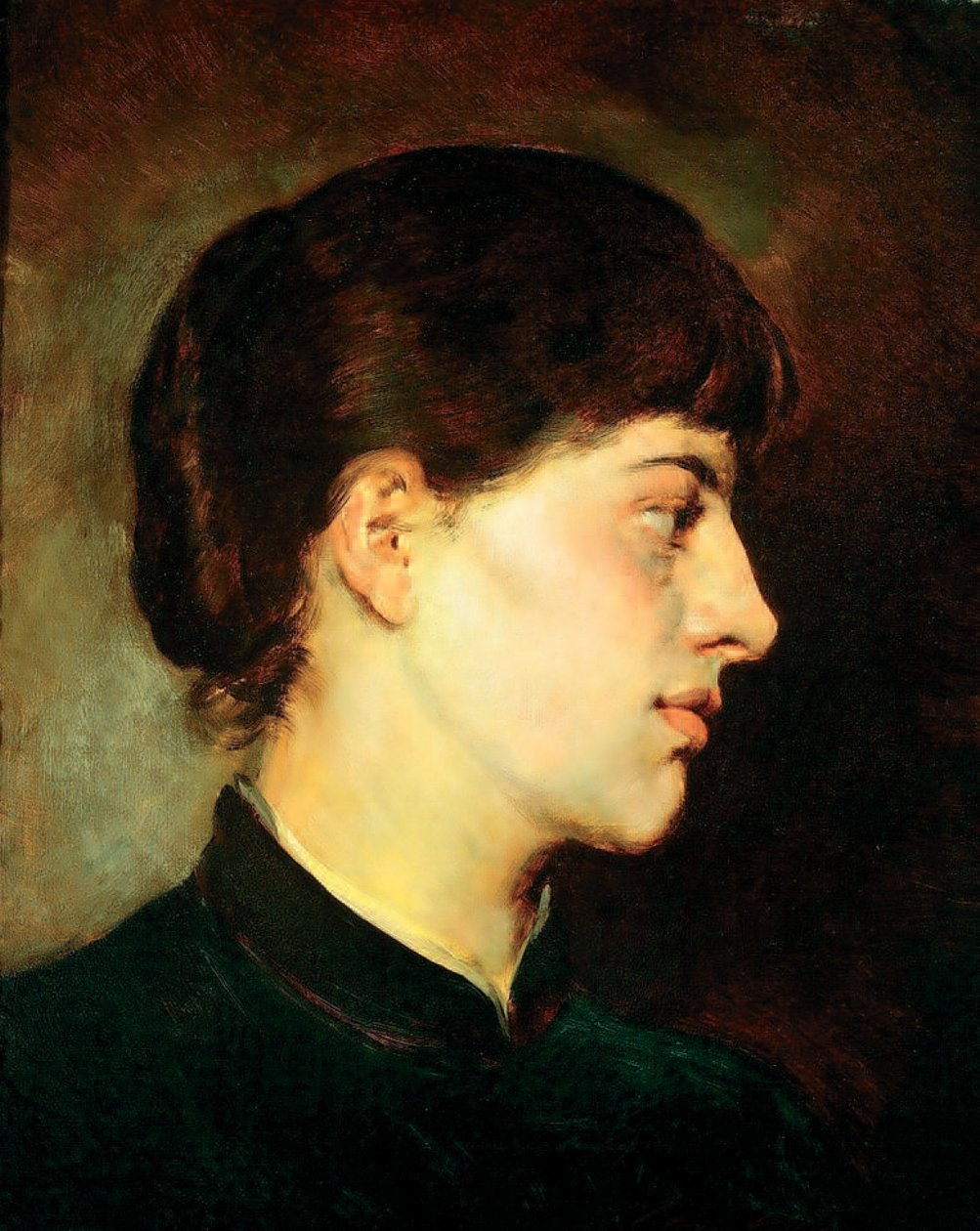 Retrato feminino de Mihály Munkácsy