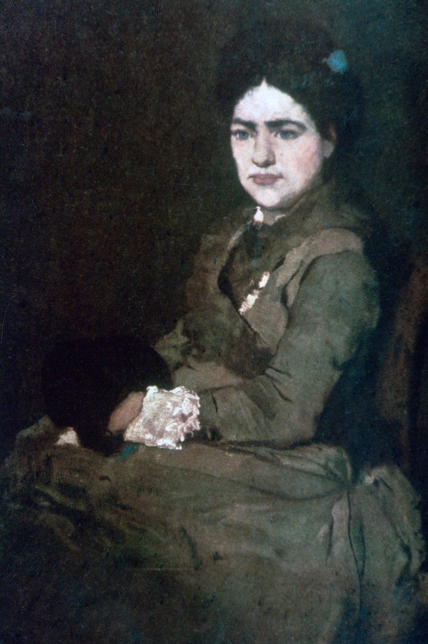 Sra. Munkacsy, c1864-1900 de Mihály Munkácsy