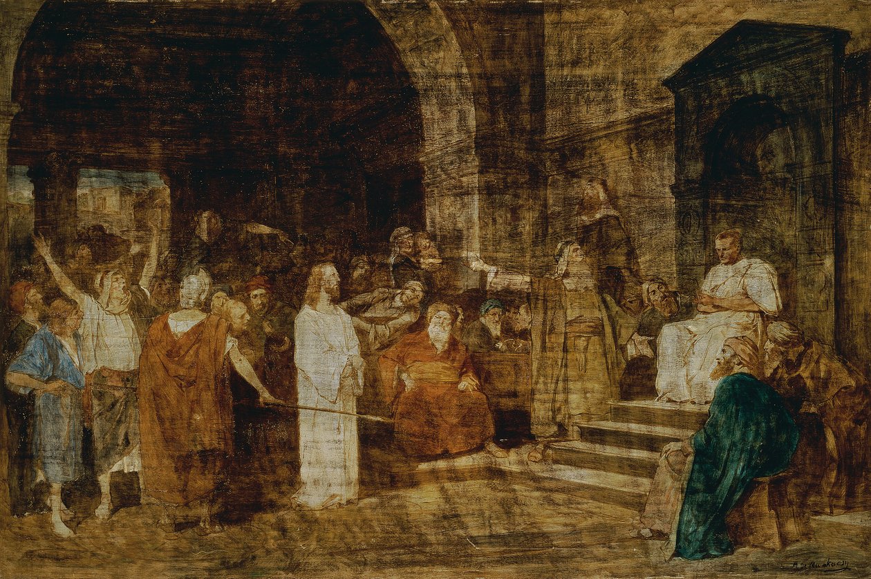Cristo perante Pilatos de Mihály von Munkácsy