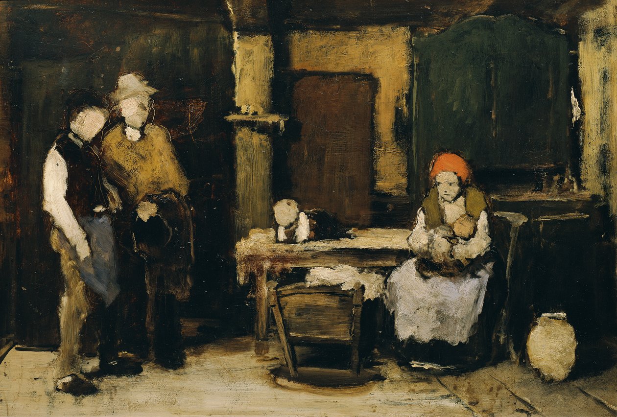O bebedor de Mihály von Munkácsy