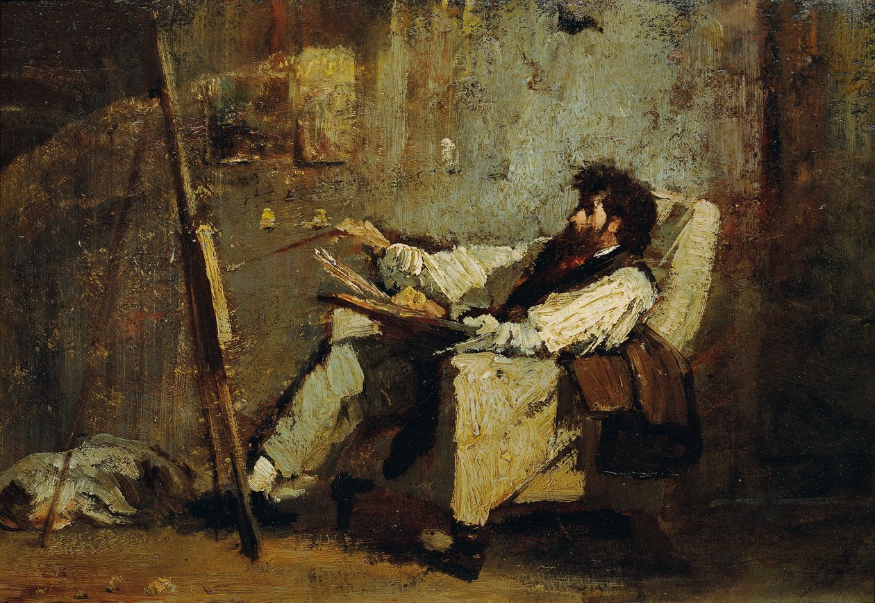 auto-retrato de Mihály von Munkácsy