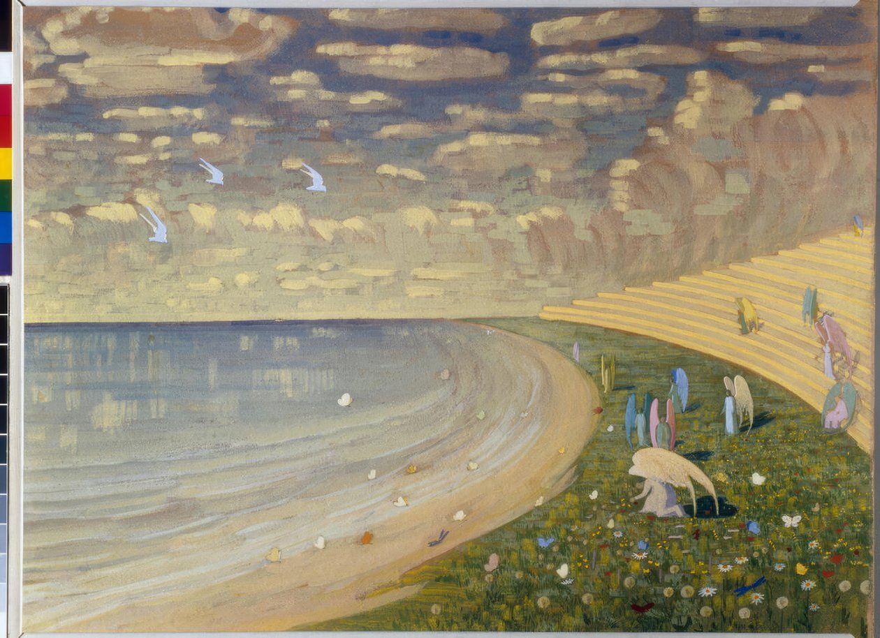 Anjos (Paraíso) de Mikalojus Ciurlionis