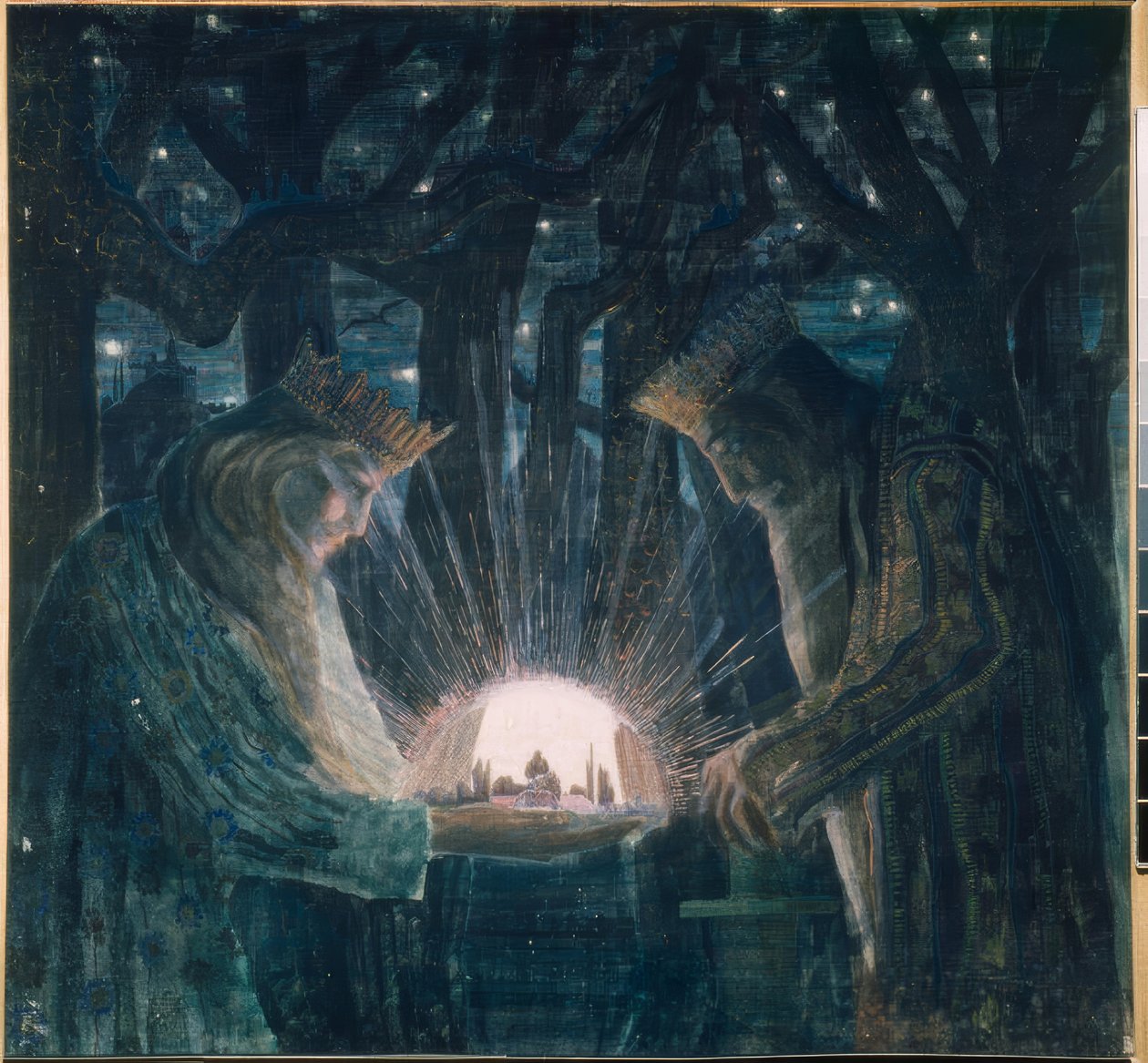 Conto de fadas (Conto de fadas dos reis) de Mikalojus Ciurlionis