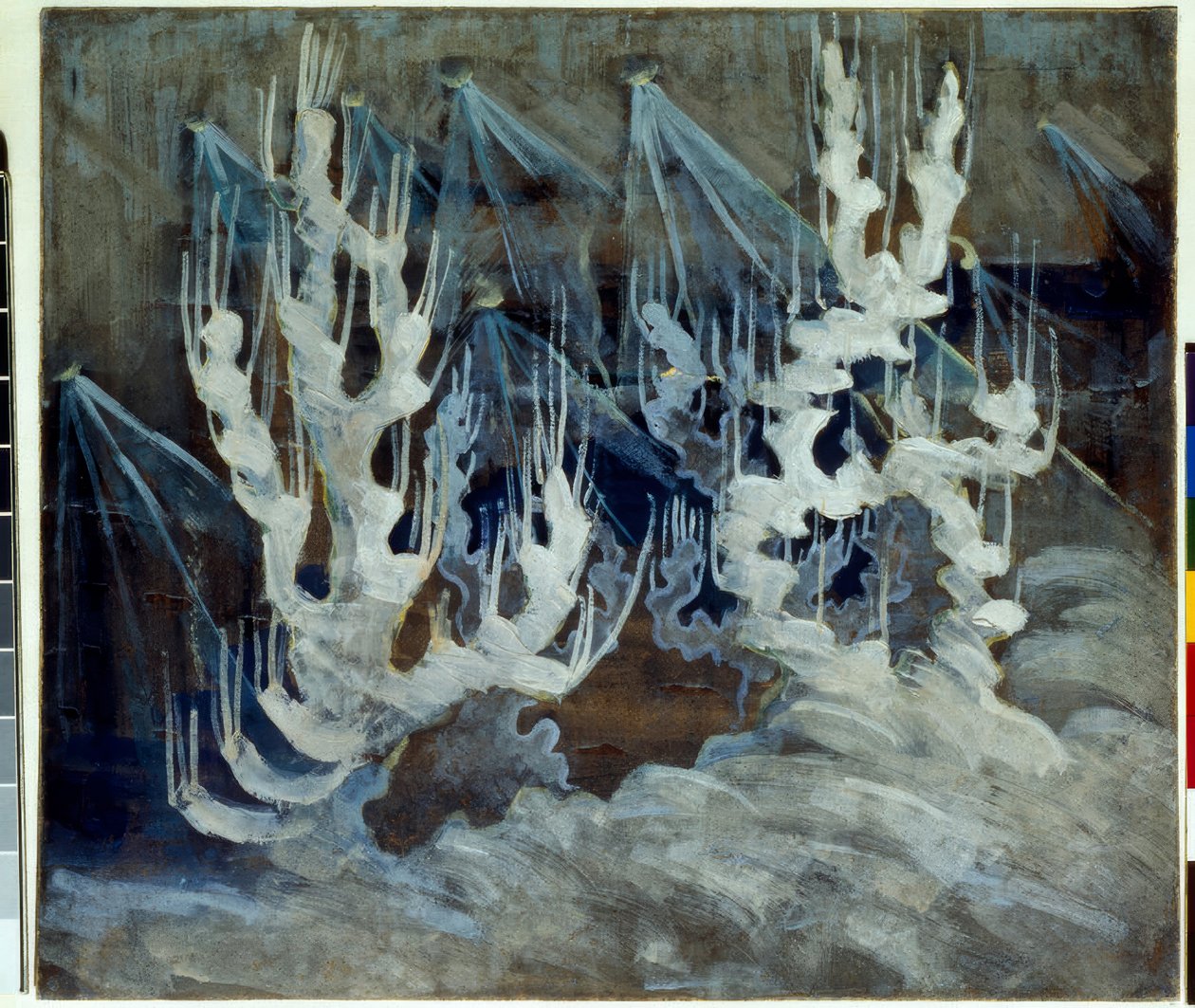 inverno (II) de Mikalojus Ciurlionis