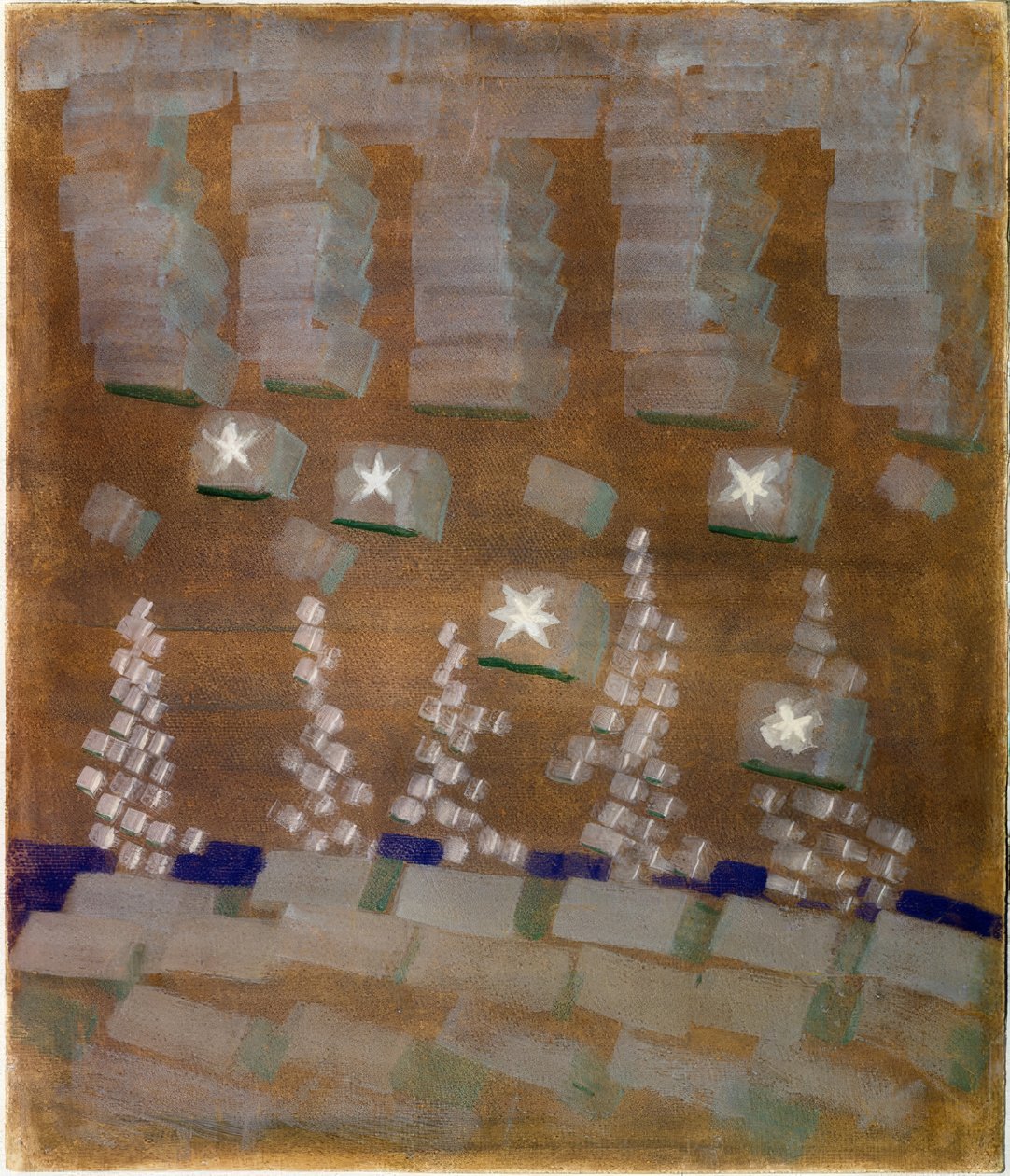 inverno (VIII) de Mikalojus Ciurlionis