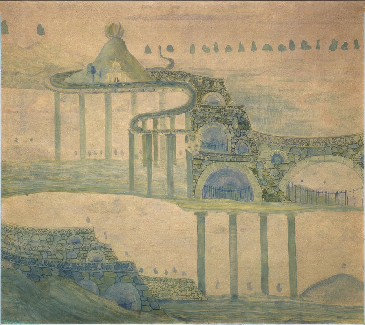 Cruzes de beira de estrada de Žemaitija de Mikalojus Ciurlionis