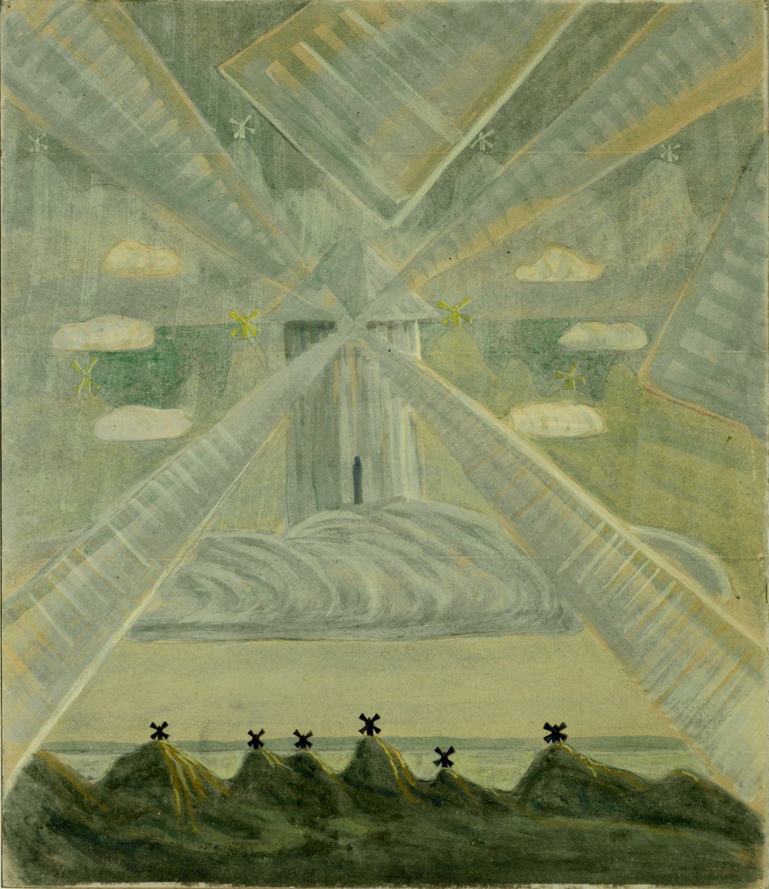 Andante Sonata II, 1907. de Mikalojus Konstantinas Čiurlionis