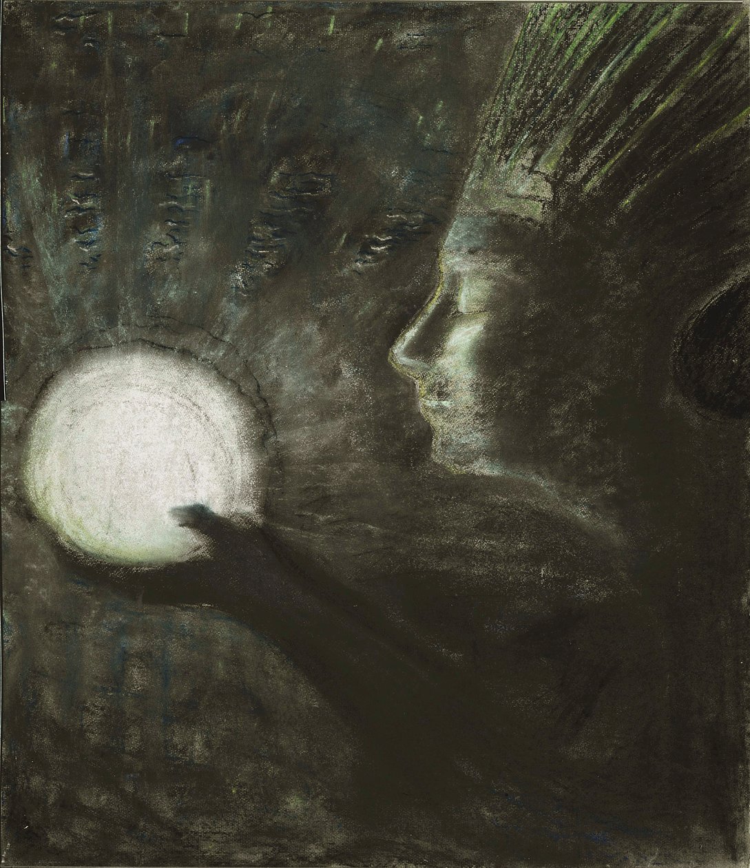 Amizade por Ciurlionis, Mikalojus Konstantinas (1875-1911). Pastel sobre papel, tamanho: 73,4x63,5 de Mikalojus Konstantinas Čiurlionis