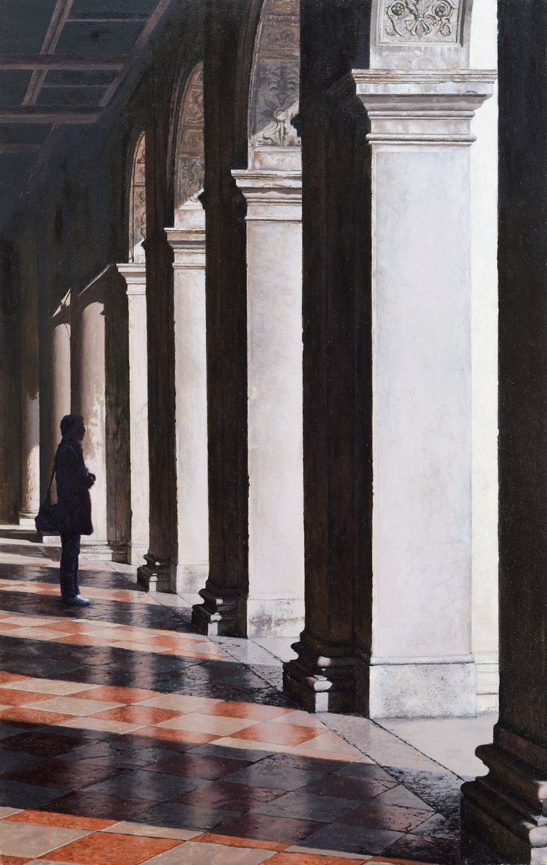 Contemplação (óleo sobre painel) de Mike Briscoe