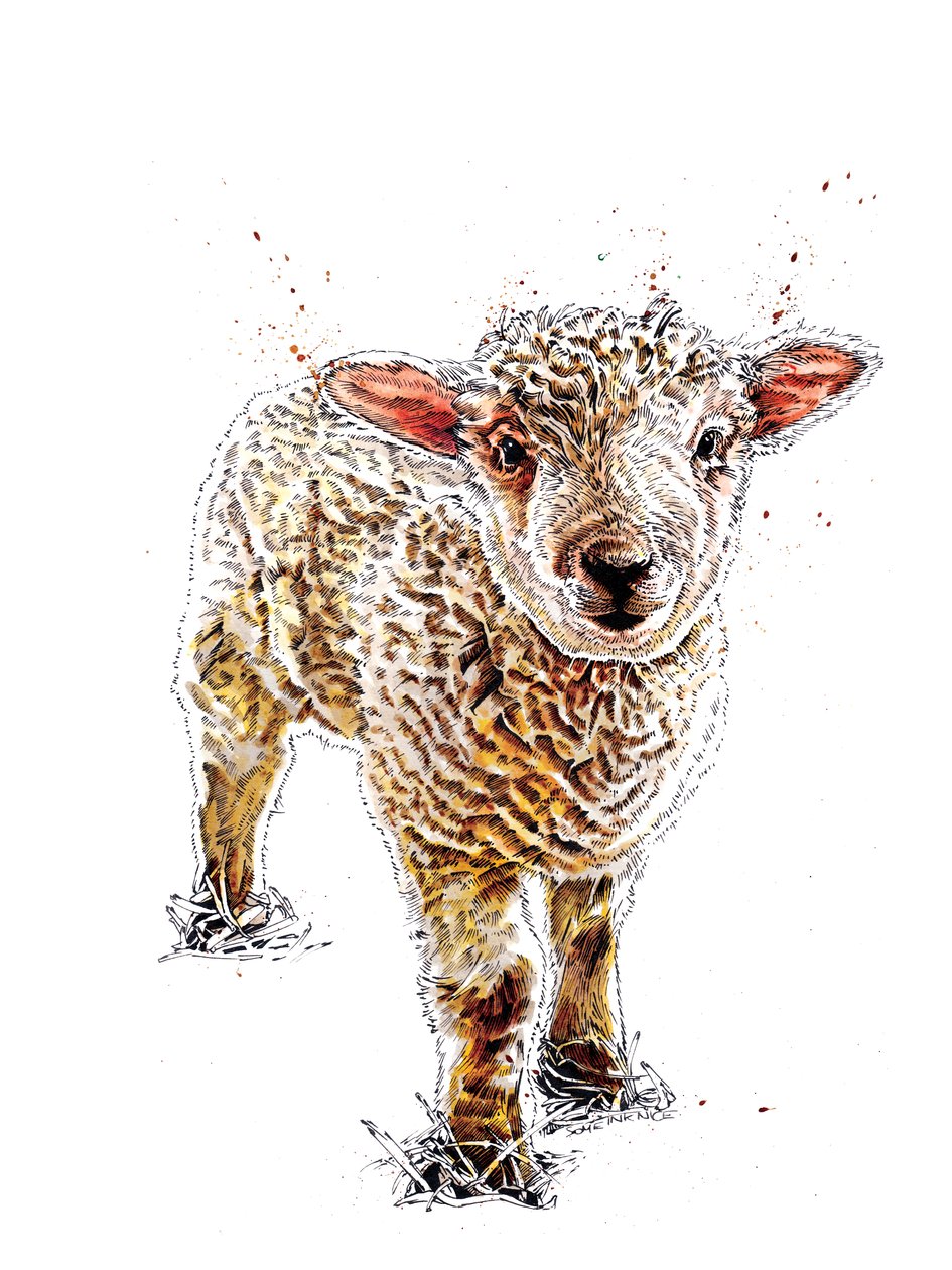 The Lamb on White, 2020 de Mike Davis