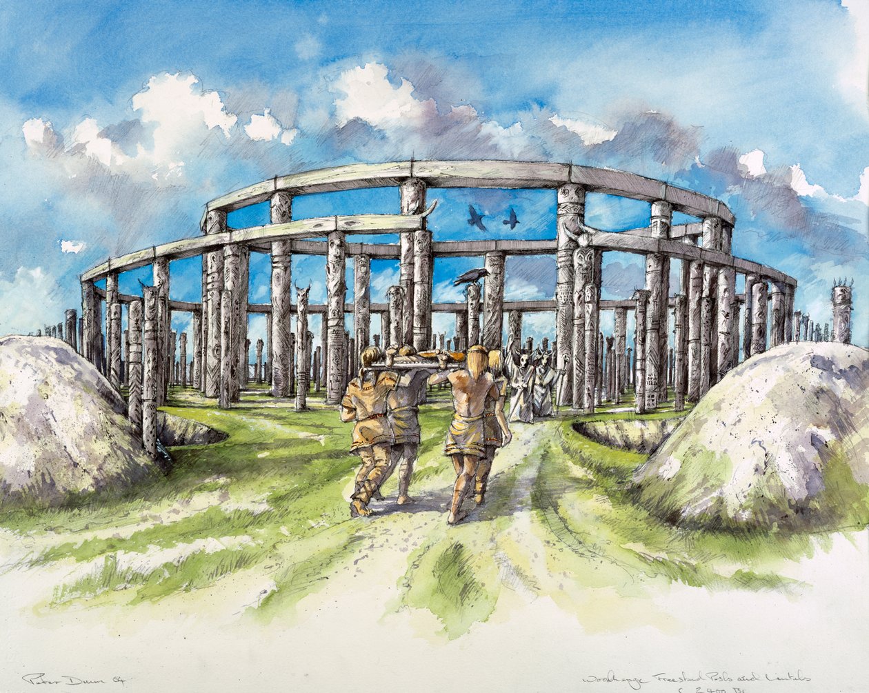 Woodhenge, século 25 aC, c1990-2010 de Mike Seaforth