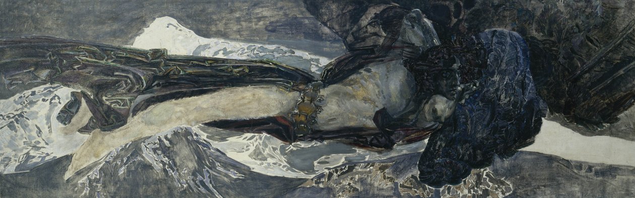 Demônio voador de Mikhail Aleksandrovich Vrubel
