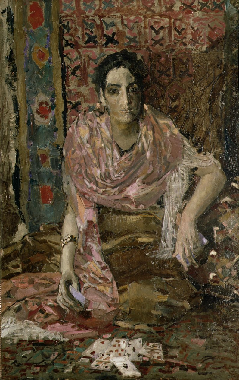 O Cartomante, 1895 de Mikhail Aleksandrovich Vrubel