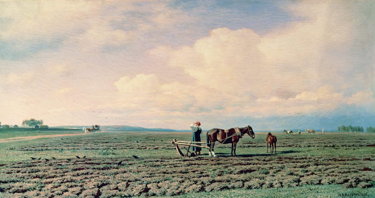 No campo, 1872 de Mikhail Konstantinovich Klodt