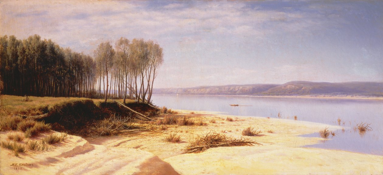 No Volga, 1880 de Mikhail Konstantinovich Klodt