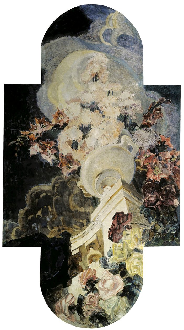 Crisântemos, 1894. de Mikhail Aleksandrovich Vrubel