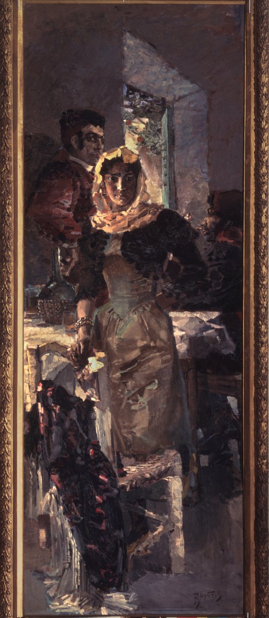 Espanha (Espanha) - Pintura de Mikhail Alexandrovich Vrubel (Vrubel) (1856-1910), óleo sobre tela de Mikhail Aleksandrovich Vrubel