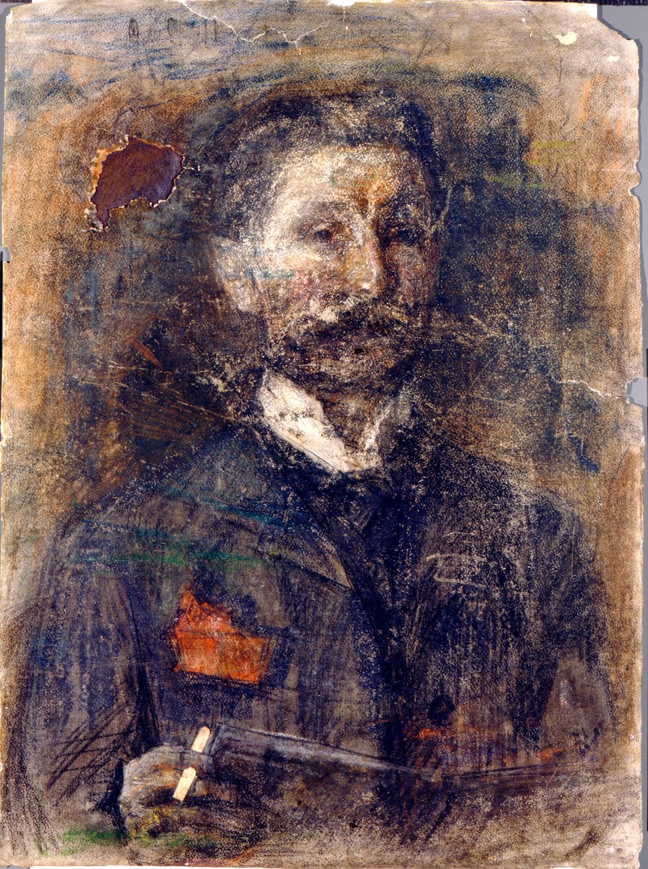 Auto-retrato, 1904. de Mikhail Aleksandrovich Vrubel