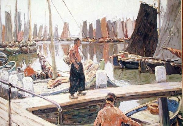 Barcos à Vela, Calma de Mikhail Alexandrovich Demianov