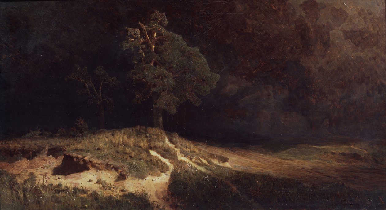Antes de uma tempestade, 1882 de Mikhail Alexandrovich Karyakin